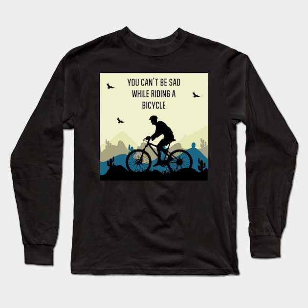 Bicycle Long Sleeve T-Shirt by FIFTY CLOTH